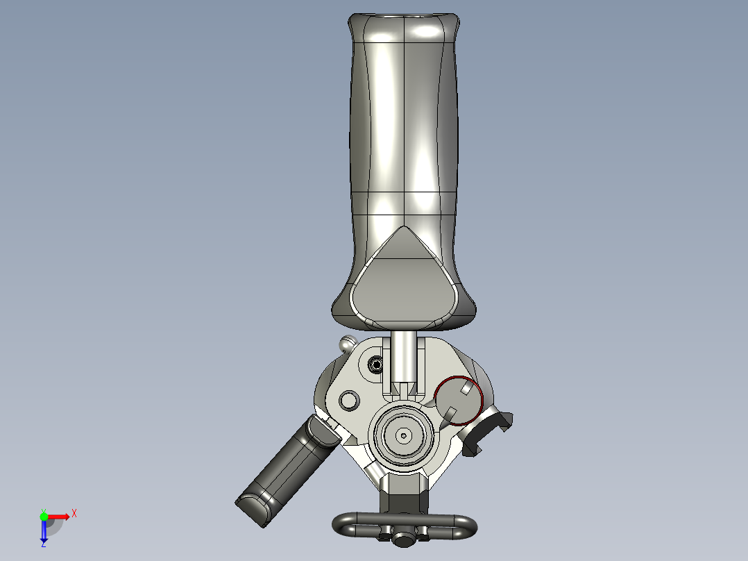 螺栓抽油器,俯视图