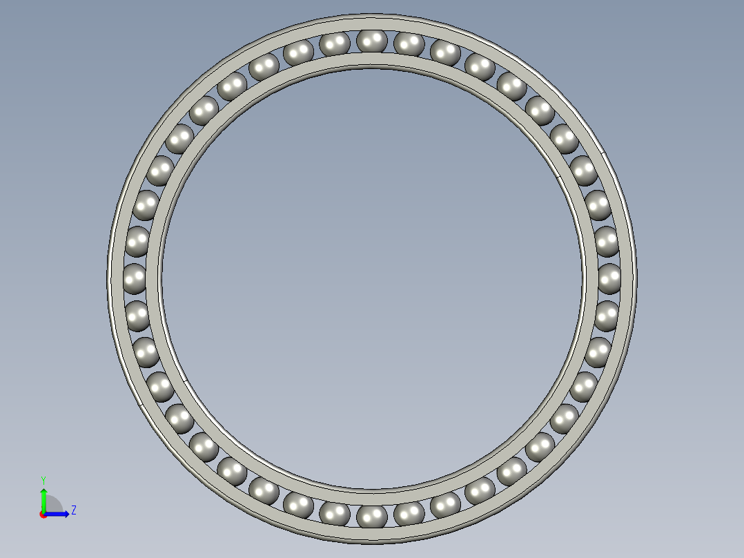 深沟球轴承61819左视图
