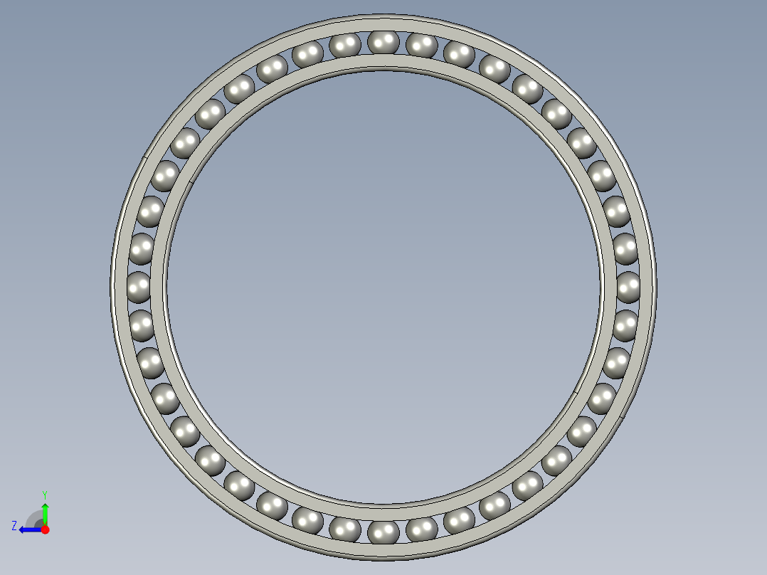 深沟球轴承61819右视图