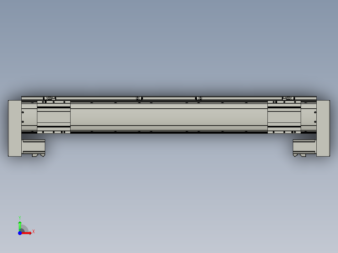 威洛博双电机滑台-VF14D2-S350-BLR-P40-C6前视图