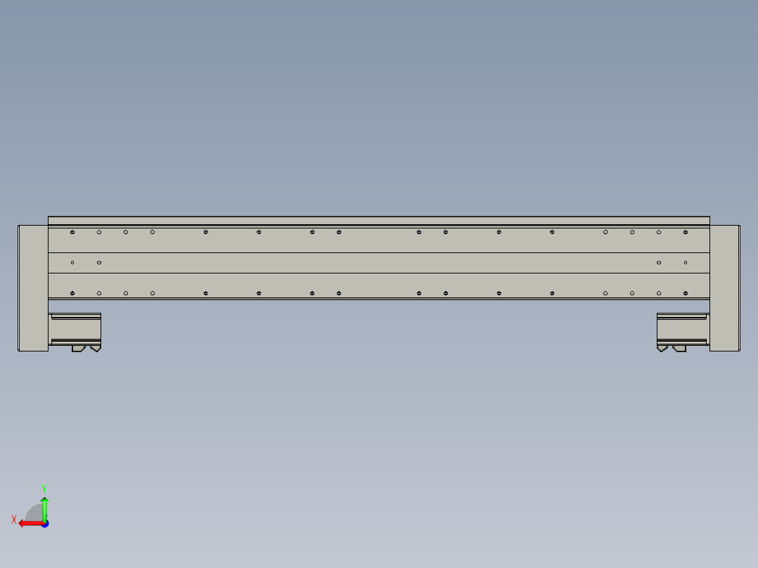 威洛博双电机滑台-VF14D2-S350-BLR-P40-C6后视图