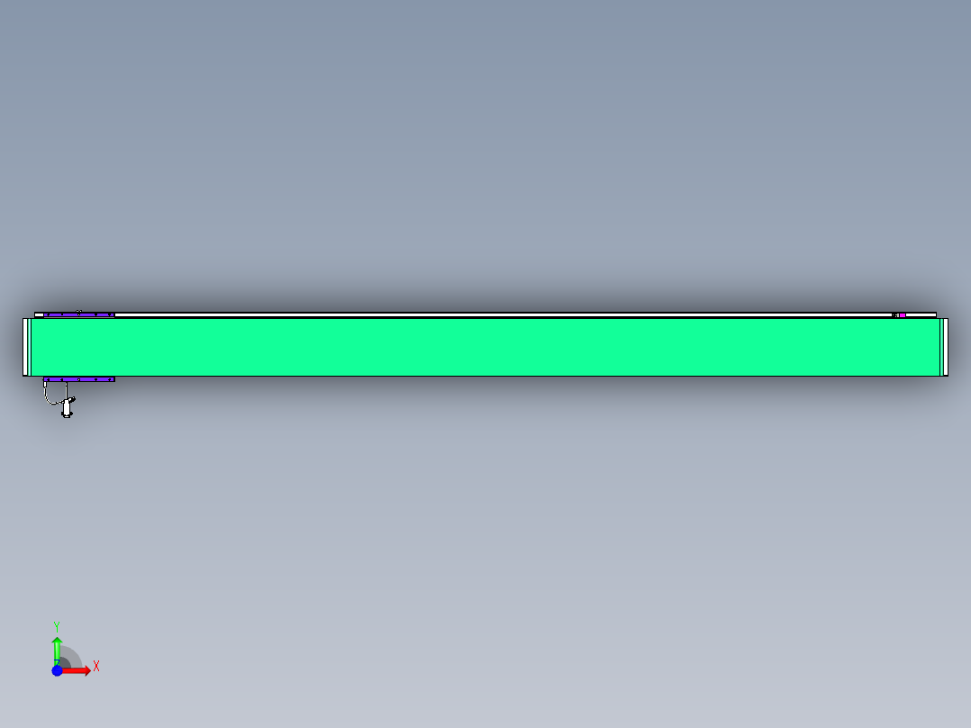 威洛博VL系列直线电机模组-VL17E3-S2400前视图