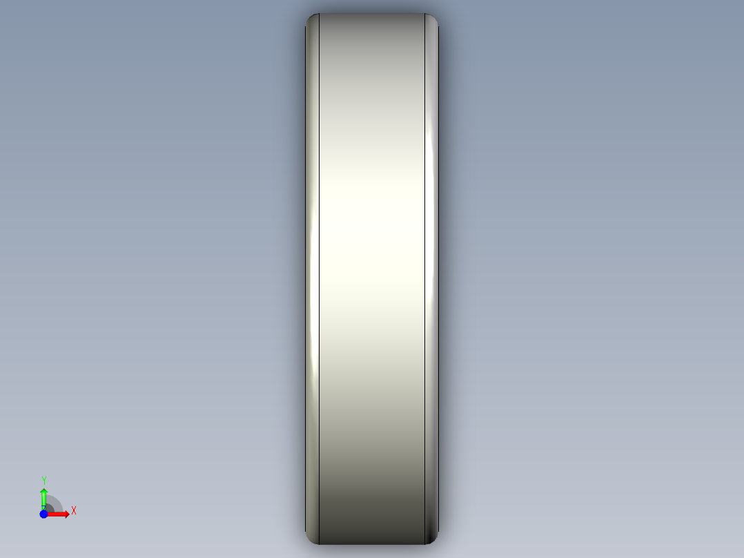 轴承-Bearing_20x40x10.stp前视图