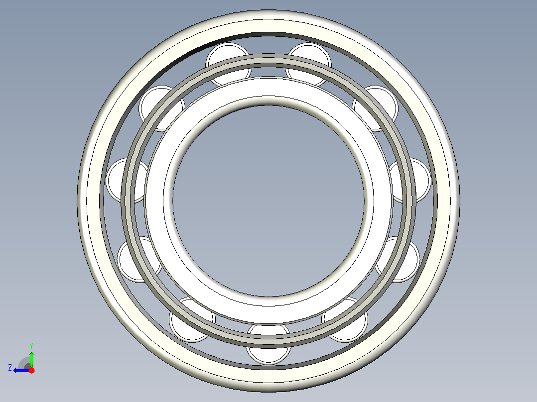 轴承-Bearing_20x40x10.stp右视图