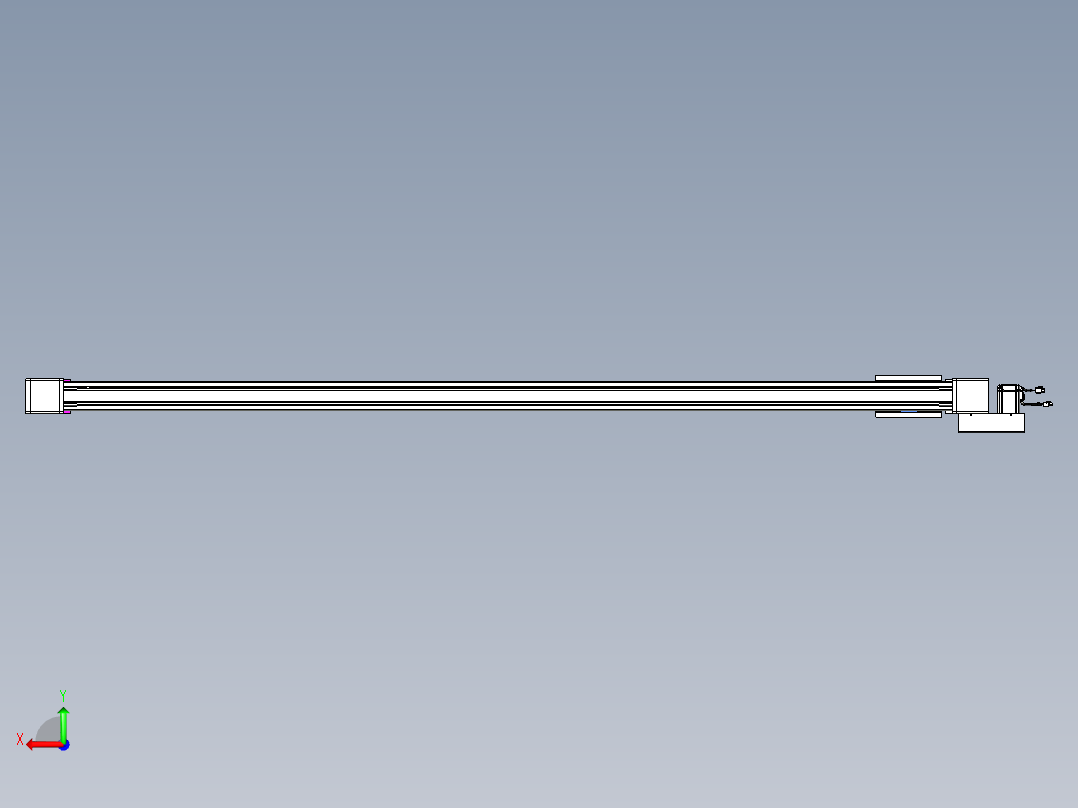 威洛博LB.GB同步带传动--欧规系列GB8-L96-S2200-BL-P40后视图