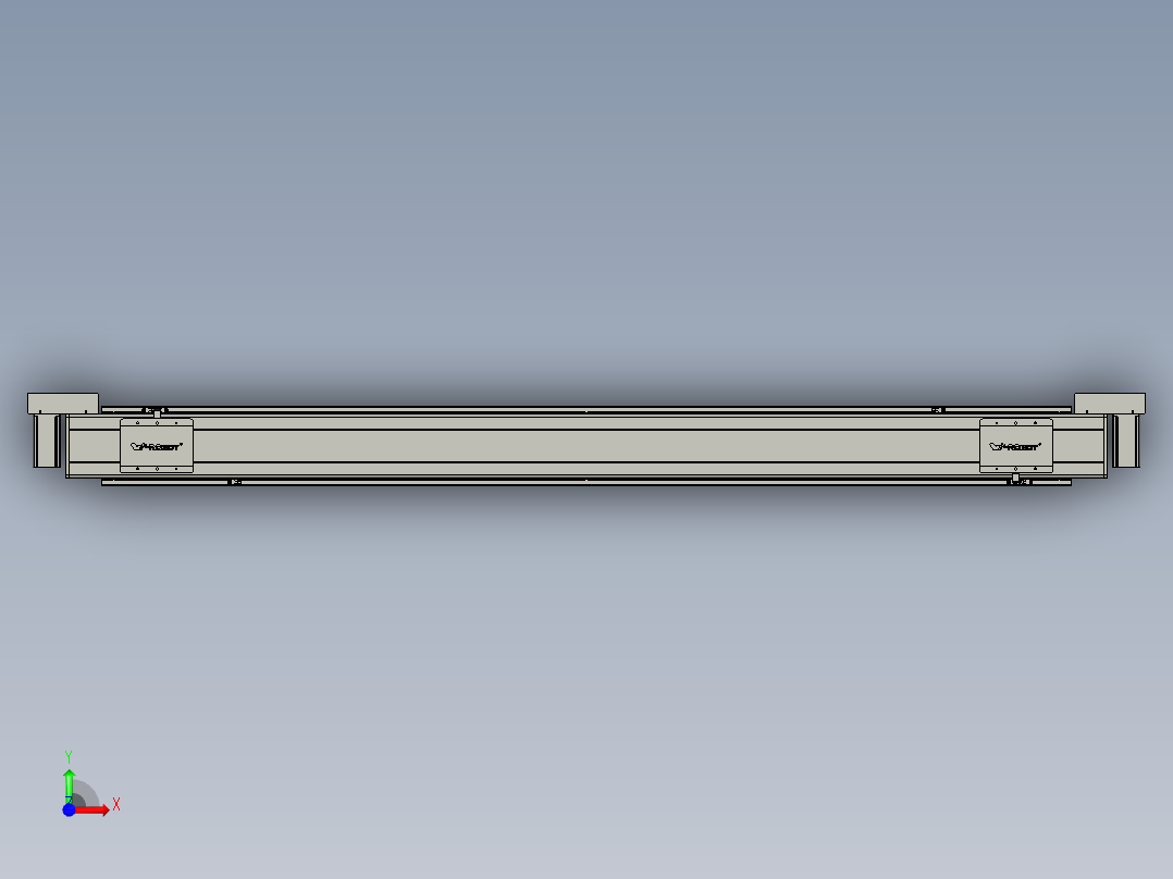 威洛博双电机滑台-VBC14S2-L50-S1700-BLR-P40-C6前视图