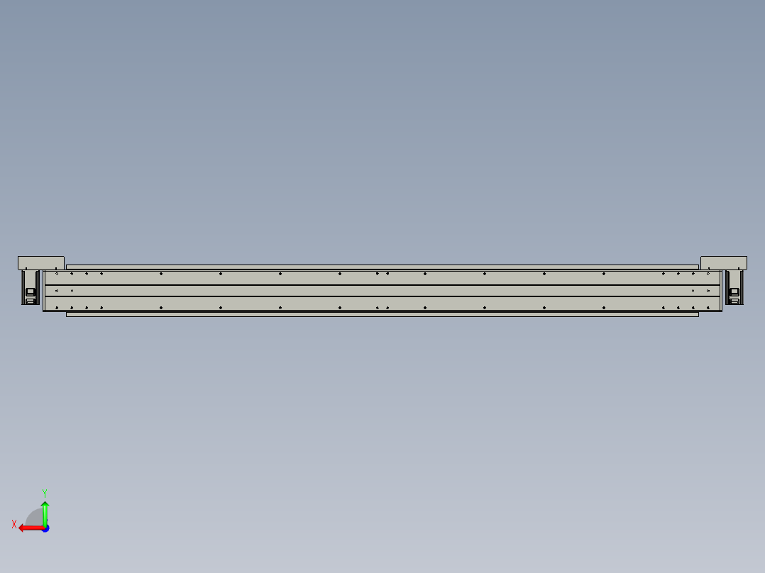 威洛博双电机滑台-VBC14S2-L50-S1700-BLR-P40-C6后视图
