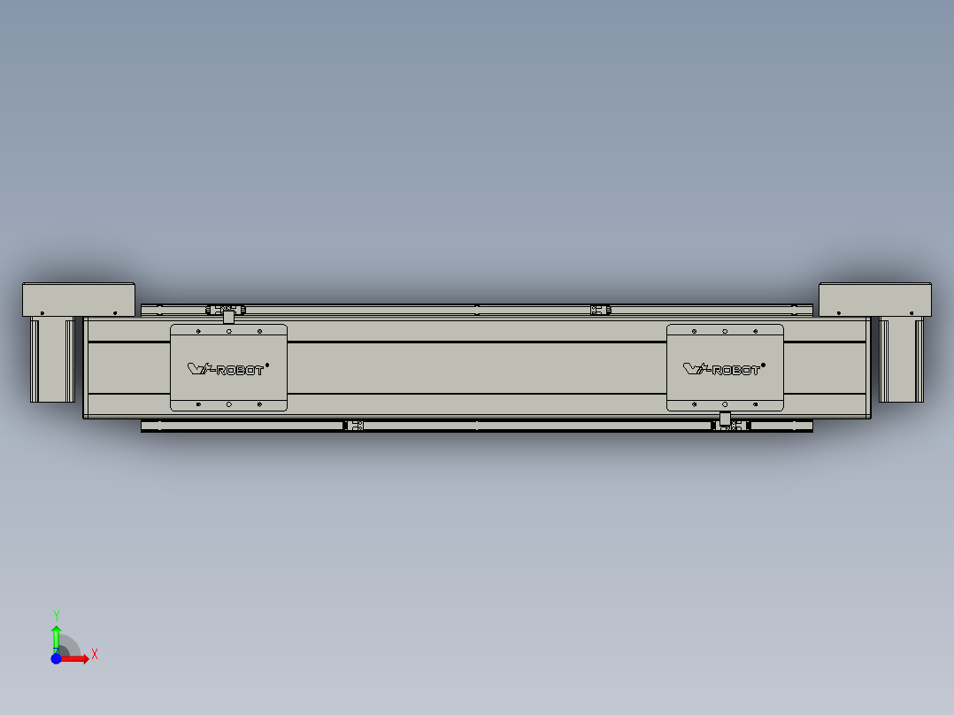 威洛博双电机滑台-VBC14S2-L50-S500-BLR-P40-C6前视图