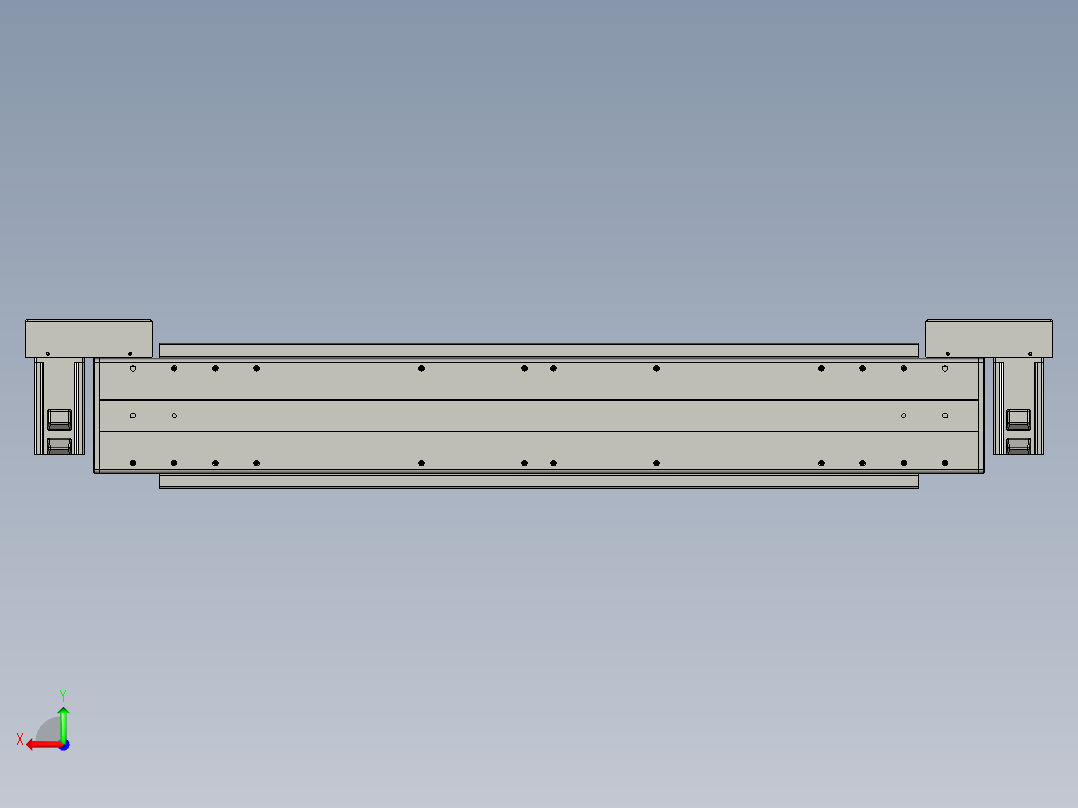 威洛博双电机滑台-VBC14S2-L50-S500-BLR-P40-C6后视图