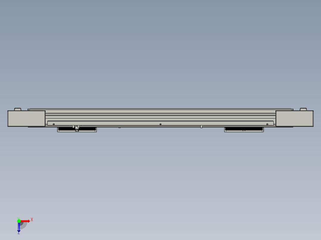 威洛博双电机滑台-VBC14S2-L50-S500-BLR-P40-C6俯视图