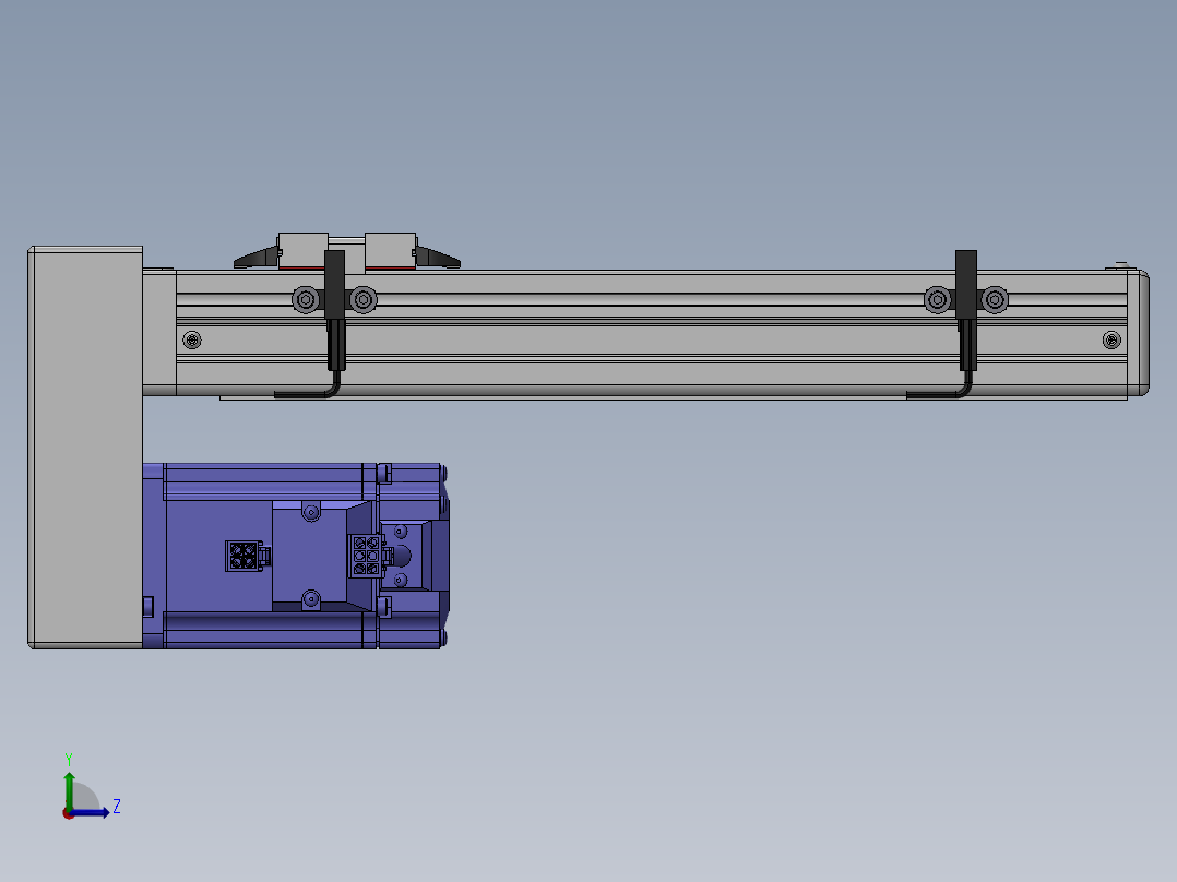 精密模组MY50-T10-200L-BM-P20B-C4-C左视图
