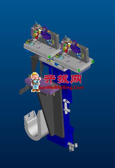 全自动硬盘摆臂钢珠铆合机proe4.0可编辑