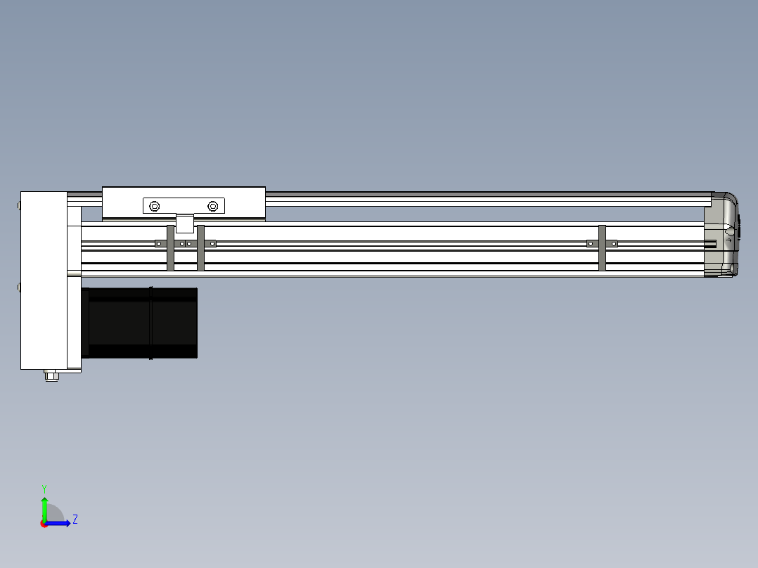 Toyo东佑达直线模组-ETH14-350-BM-200W左视图