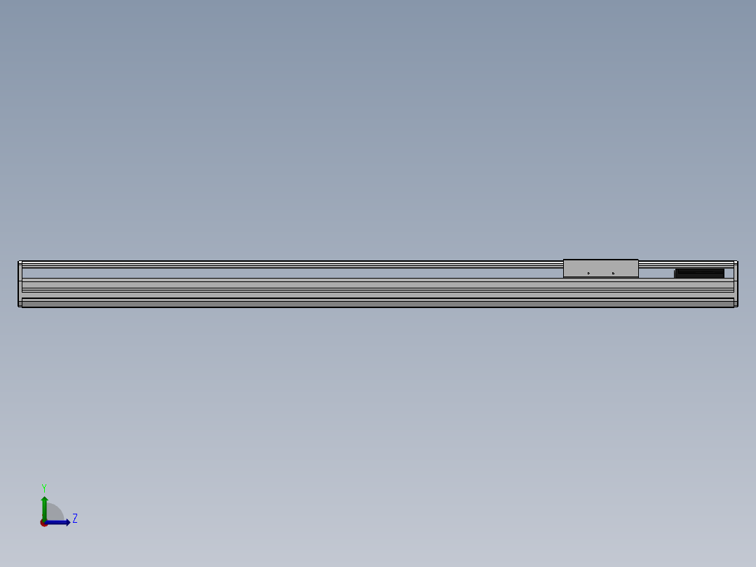 精密模组MY170-T10-1050L-M-P75B-C4-C左视图