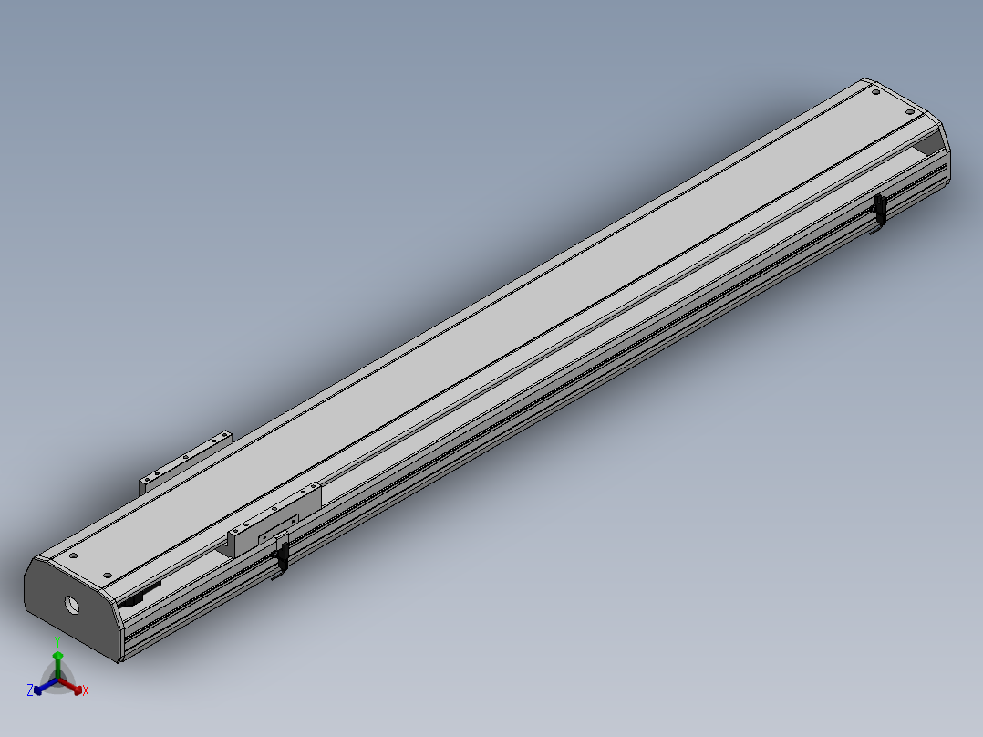 精密模组MY170-T10-1050L-M-P75B-C4-C正等轴测图