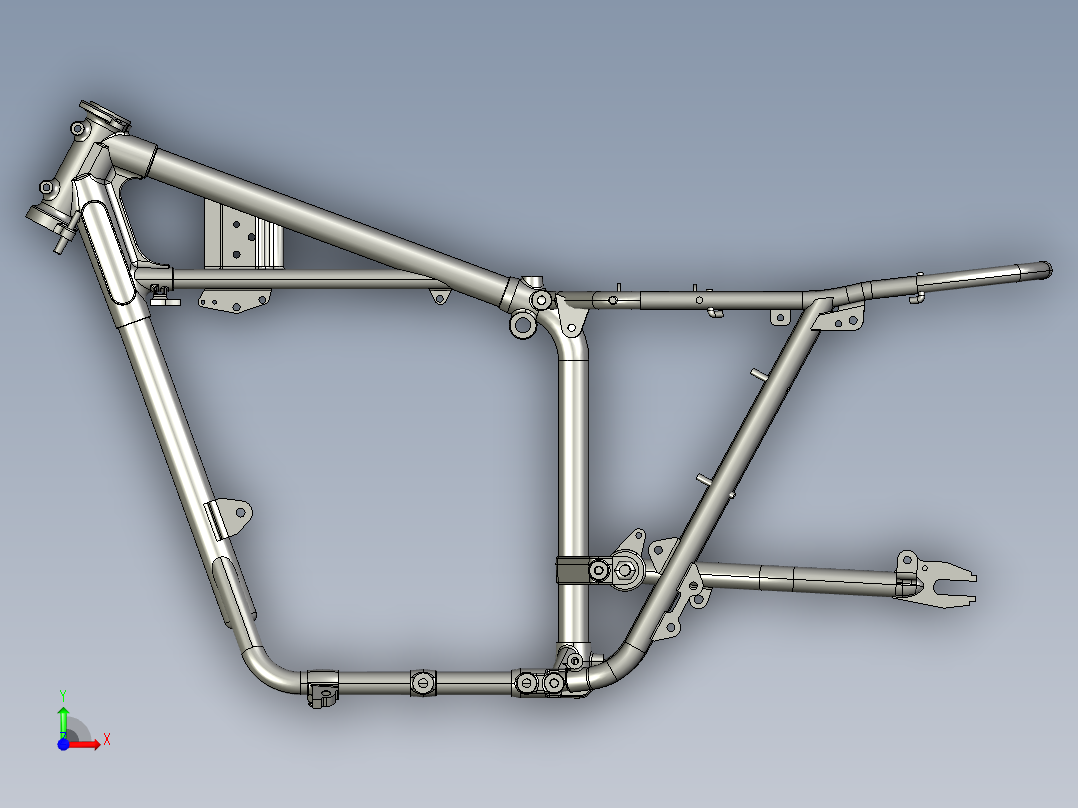 048-摩托车前视图