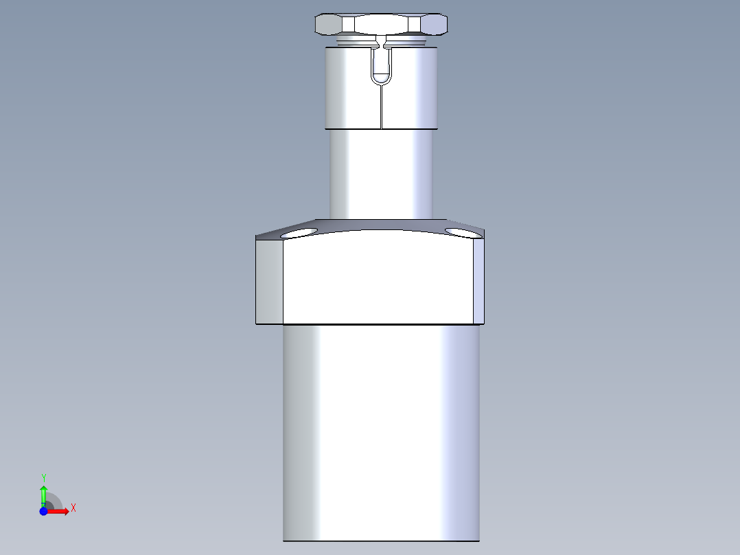 KOSMEKLHA1050-SR-Q30多系列多零件图纸模型前视图