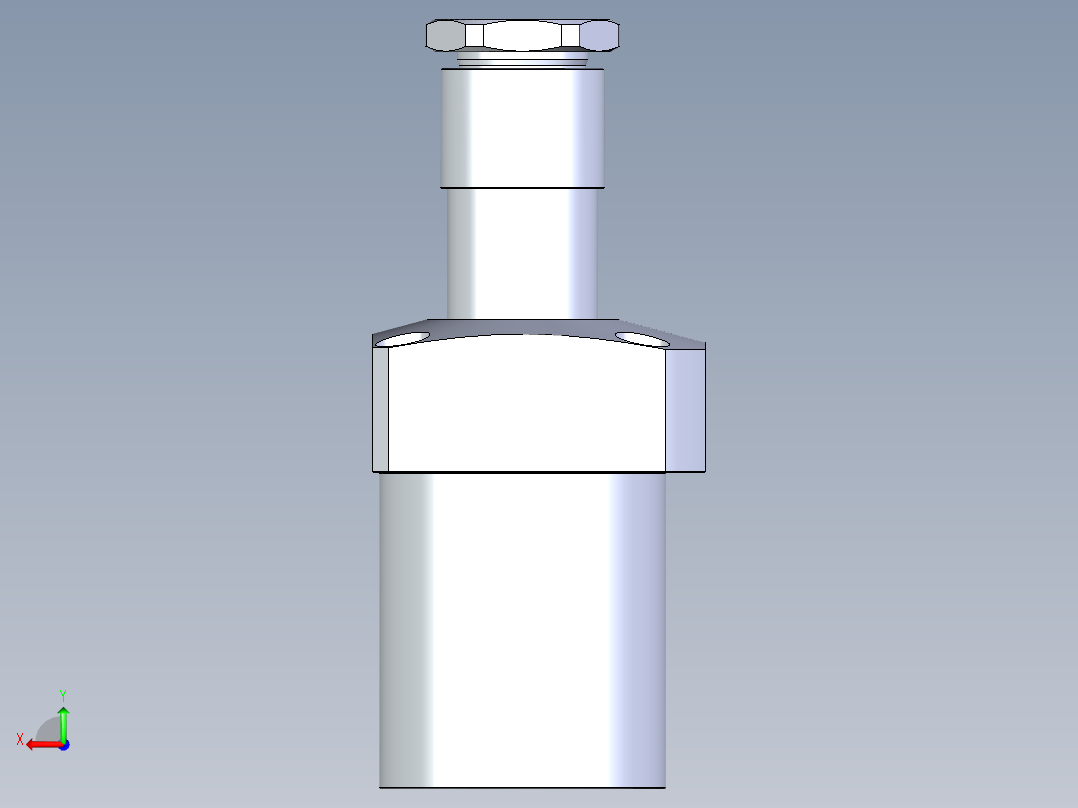 KOSMEKLHA1050-SR-Q30多系列多零件图纸模型后视图