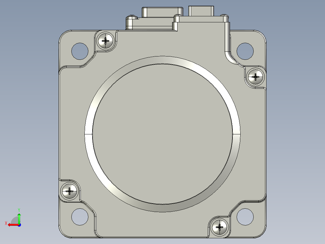 电机MS6S-80TH30B3-21P0.STEP后视图