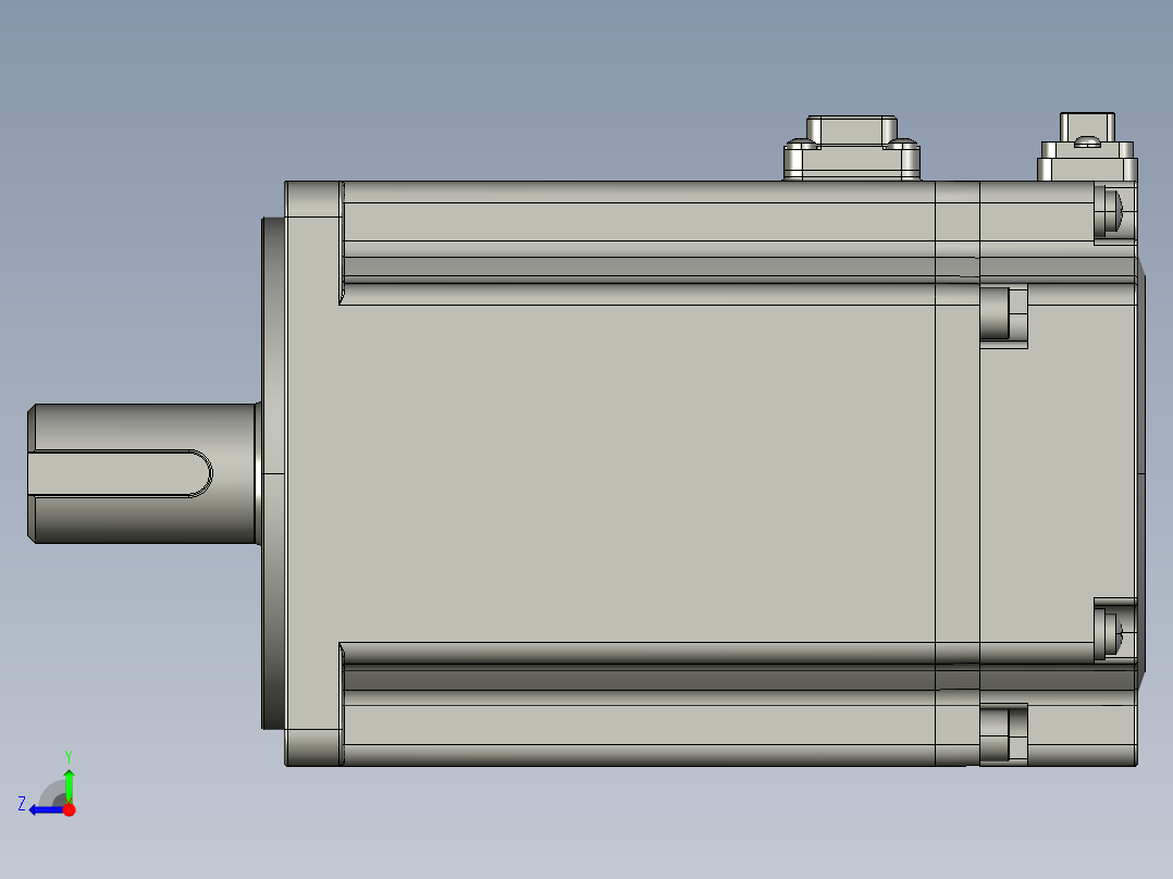 电机MS6S-80TH30B3-21P0.STEP右视图