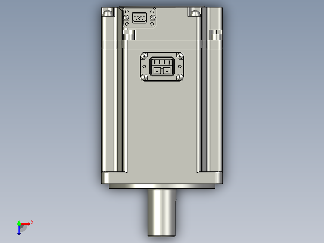 电机MS6S-80TH30B3-21P0.STEP俯视图