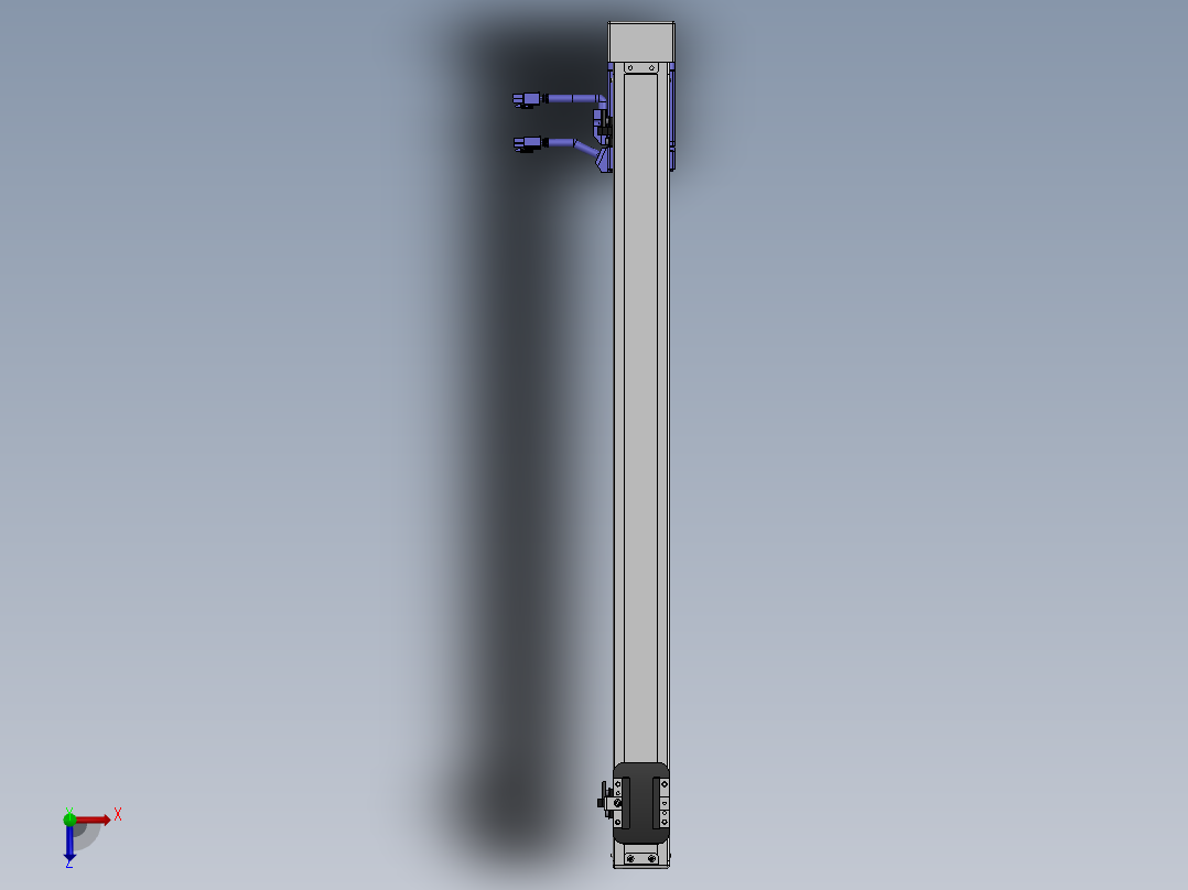 精密模组MY50-T10-600L-BM-P20B-C4-C俯视图