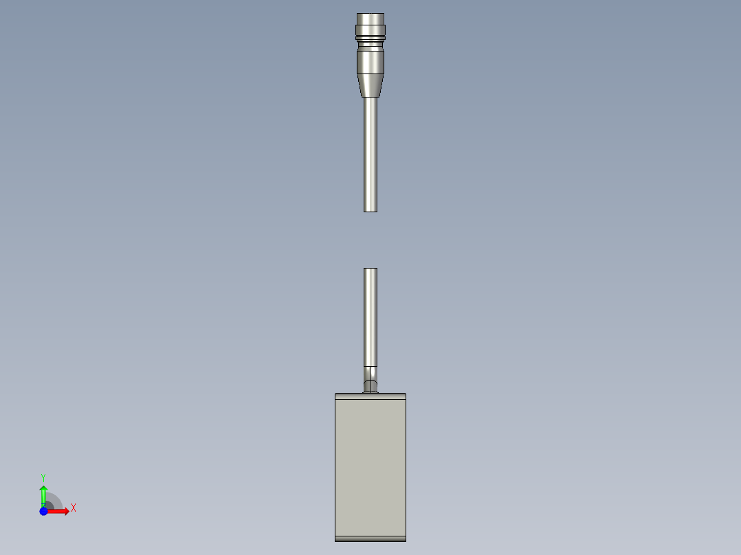 基恩士LK-086_kc图纸模型前视图