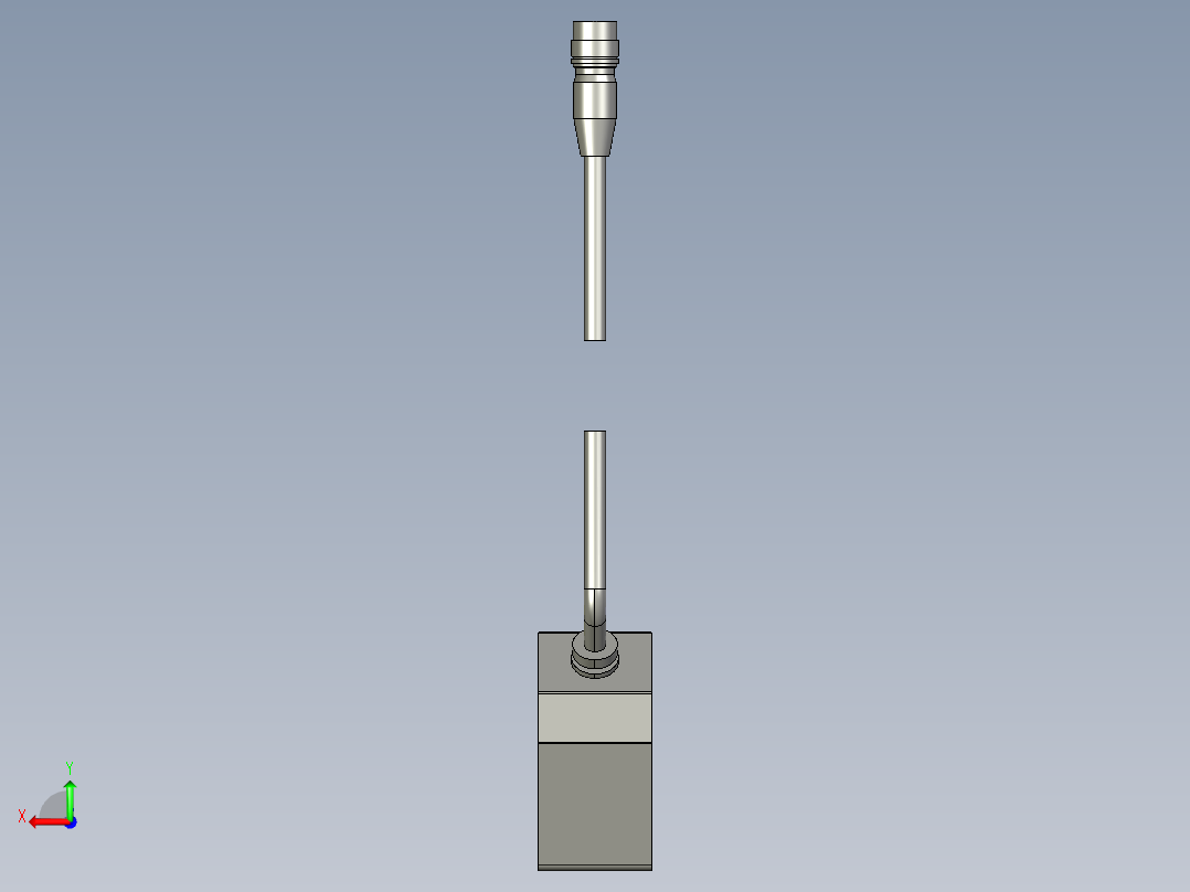 基恩士LK-086_kc图纸模型后视图