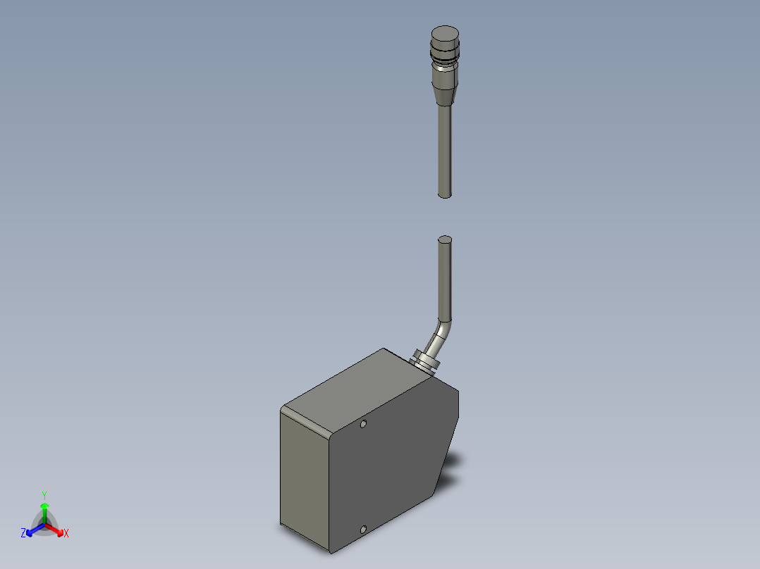 基恩士LK-086_kc图纸模型正等轴测图