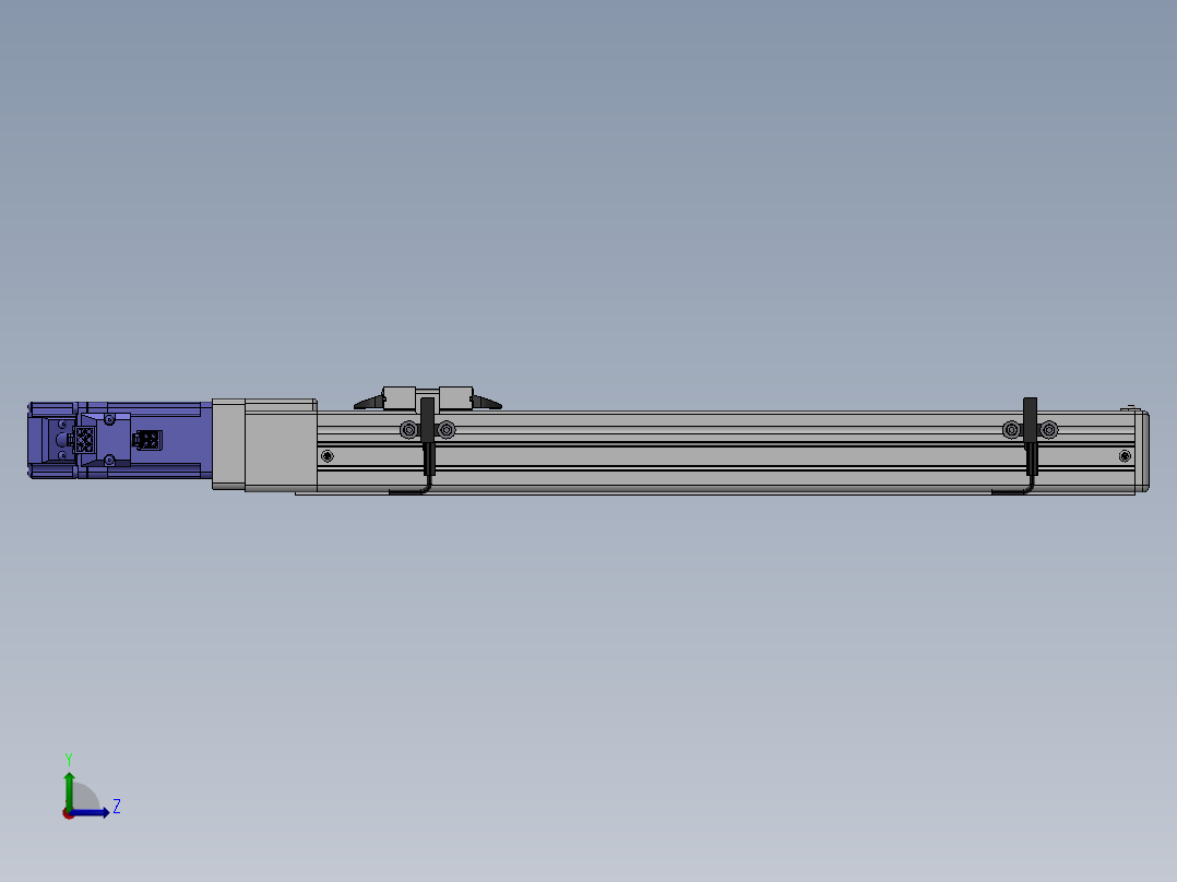 精密模组MY50-T10-300L-BC-P10B-C4-C左视图