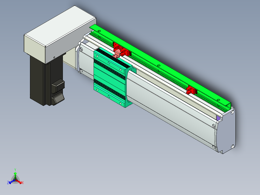 威洛博VBF10-L45-S200-BRU-P40-C4正等轴测图