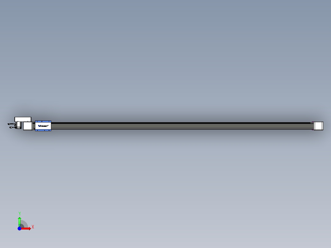 威洛博LB.GB同步带传动--欧规系列GB8-L96-S2900-BR-P40前视图