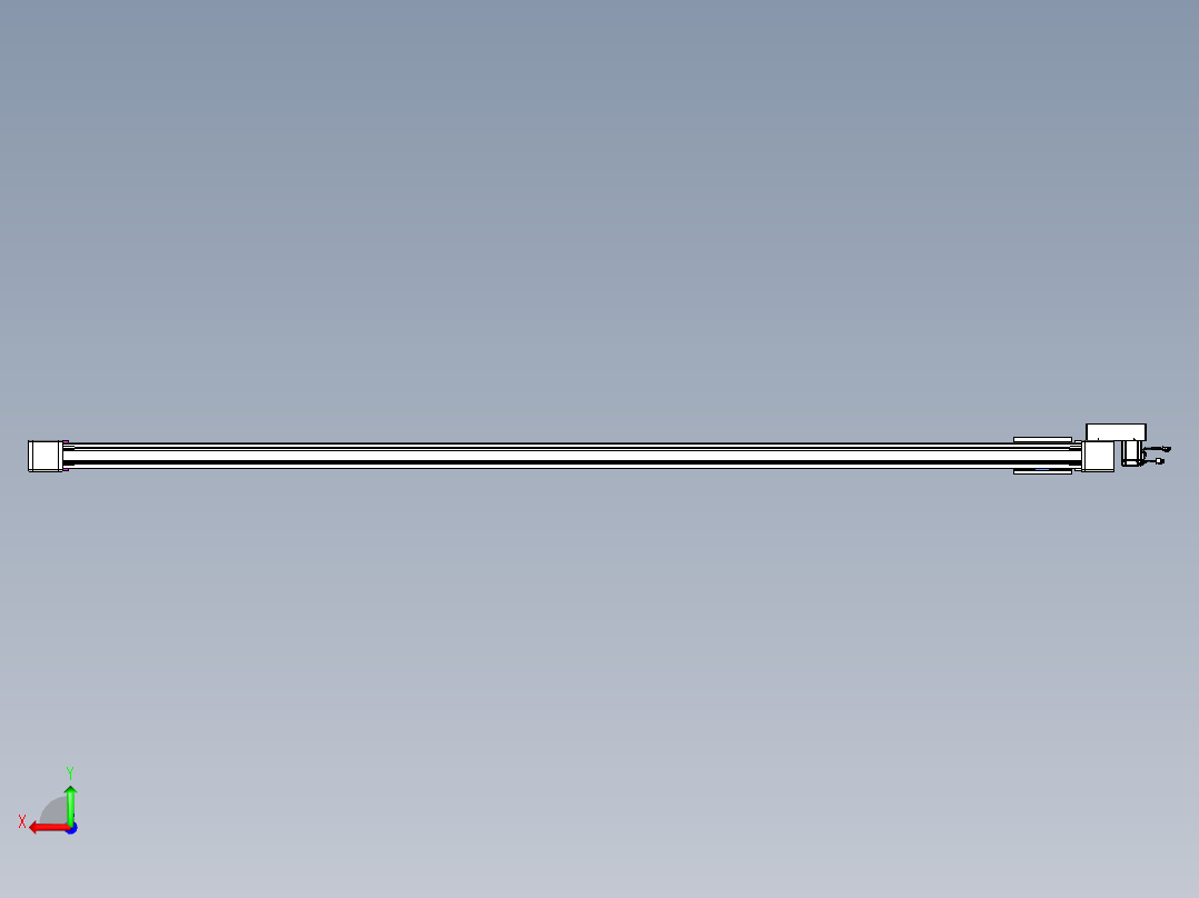 威洛博LB.GB同步带传动--欧规系列GB8-L96-S2900-BR-P40后视图