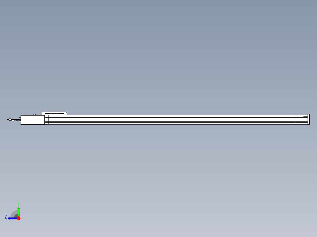威洛博LB.GB同步带传动--欧规系列LB6A-L65-S1550-BL右视图