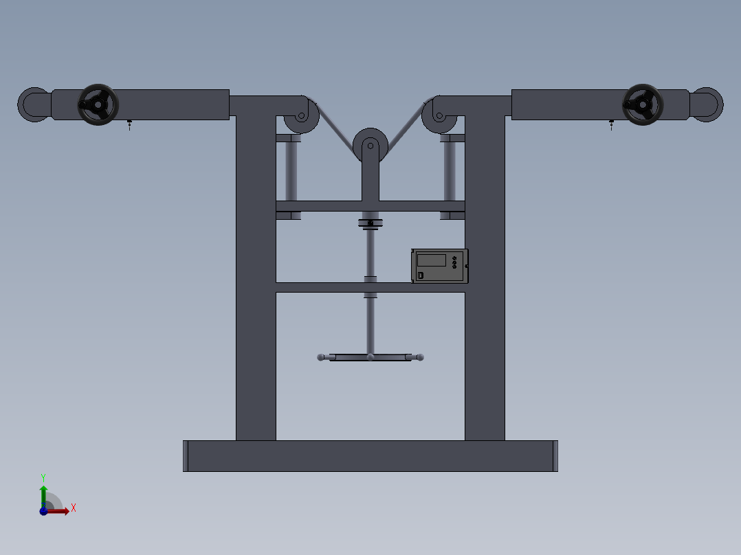 拉力强度检测设备sw18可编辑前视图