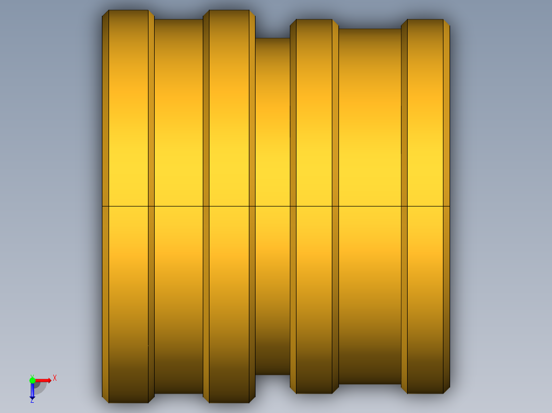 水管接头High Flow Coupler 1163-60-BPD俯视图