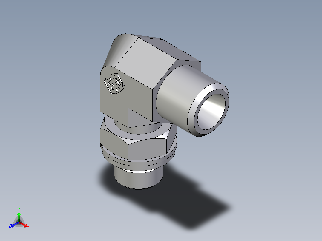卡套式工业通用硬管接头EO_Adjustable_Locknut_elbow_WEE06LMOMDCF