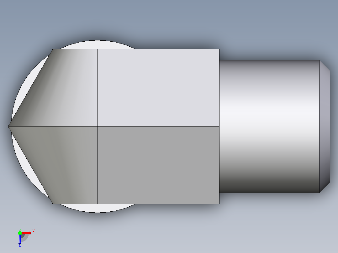 卡套式工业通用硬管接头EO_Adjustable_Locknut_elbow_WEE06LMOMDCF俯视图