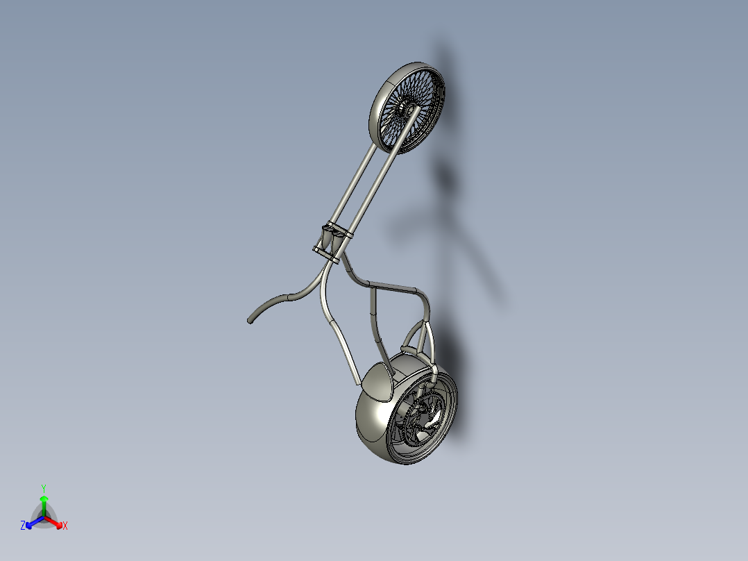 79---概念<span style='color: red'>自行车</span>（stp）proe 5.0三维图纸模型设计图纸