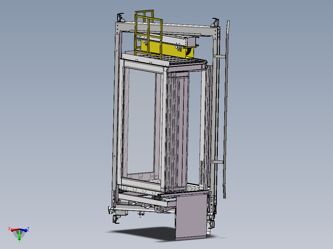 直角开门电梯轿厢设计1185050==200