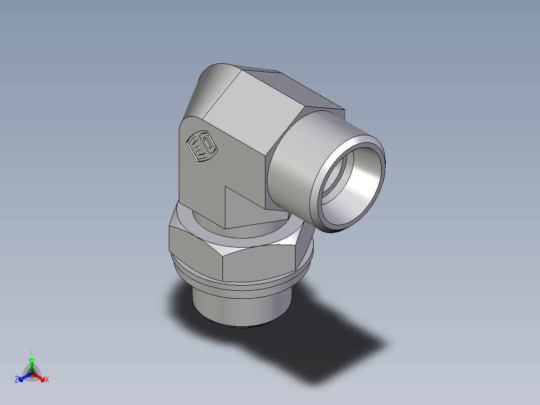 卡套式工业通用硬管接头EO_Adjustable_Locknut_elbow_WEE12LROMDCF