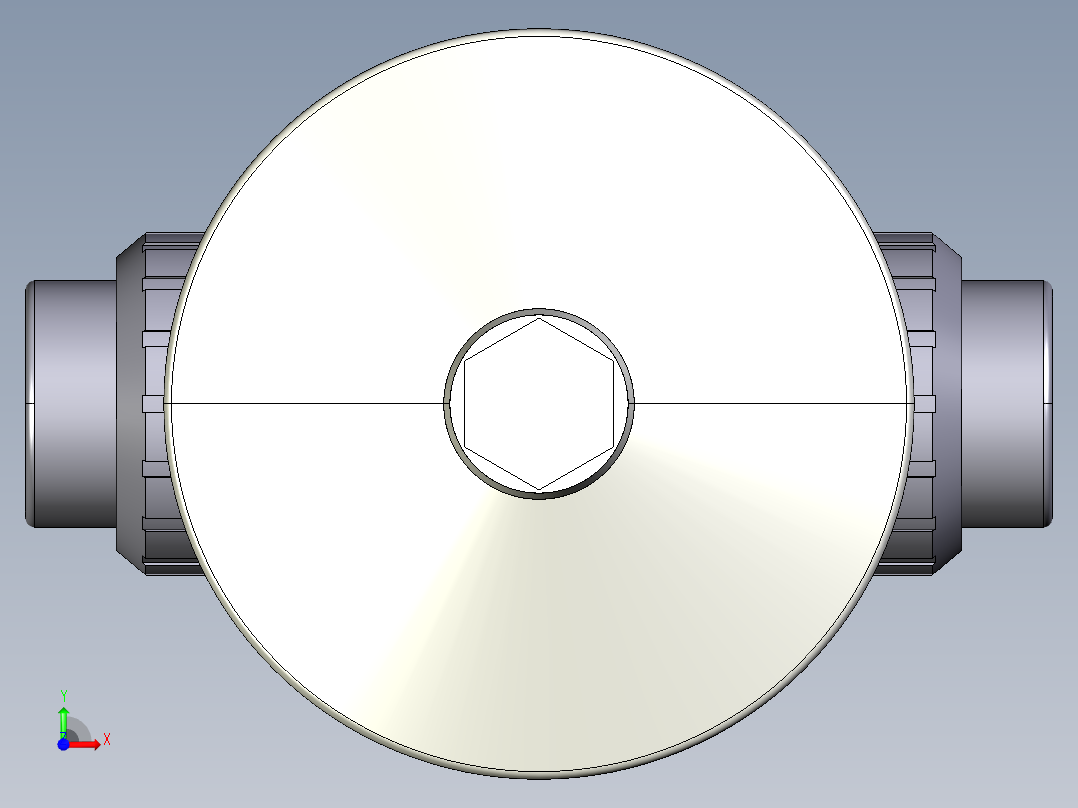 8DKMUAVCP NO-DA 气动隔膜阀、常开型双作用，与溶剂焊接女性联盟结束，ASTM PVC-U系列前视图