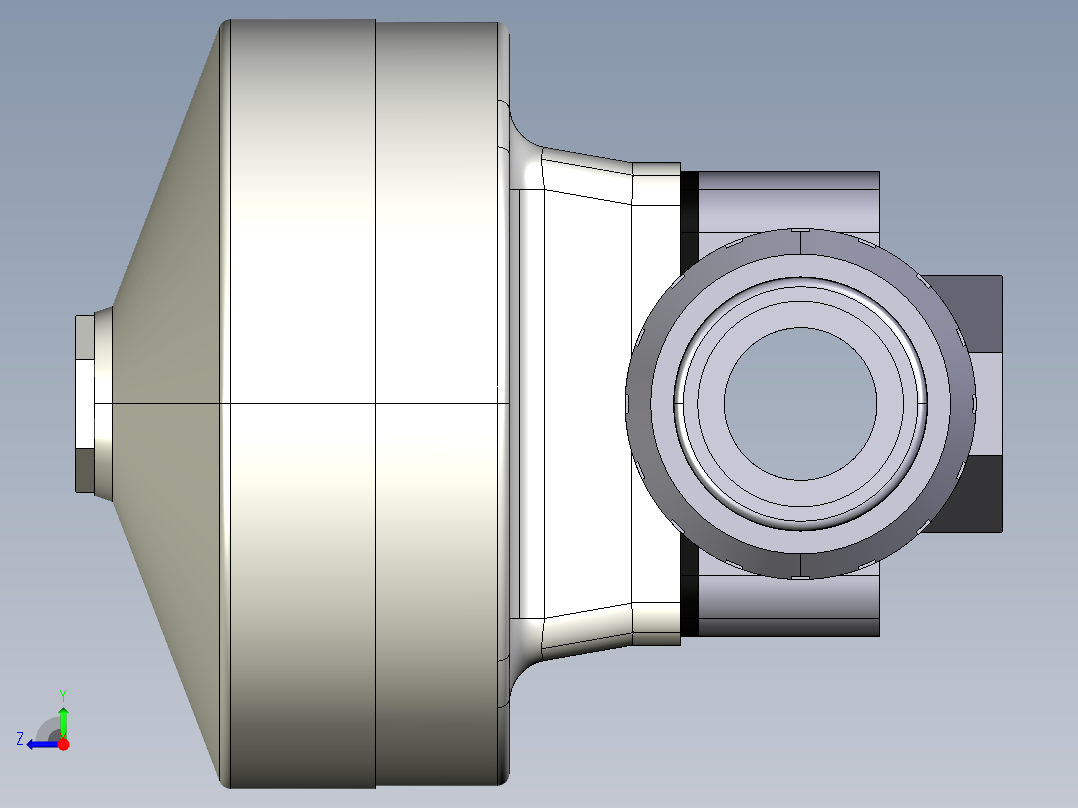 8DKMUAVCP NO-DA 气动隔膜阀、常开型双作用，与溶剂焊接女性联盟结束，ASTM PVC-U系列右视图