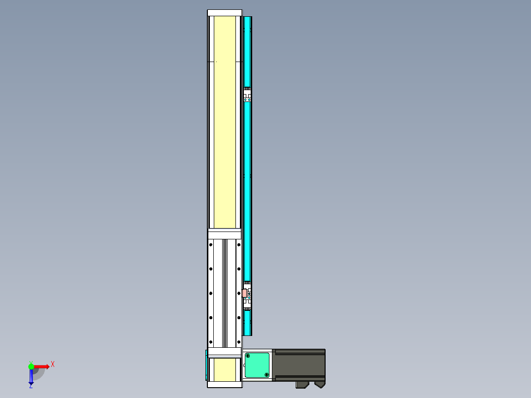 欧规系列-LB6-L130-C-S350-BL-P40-D3俯视图