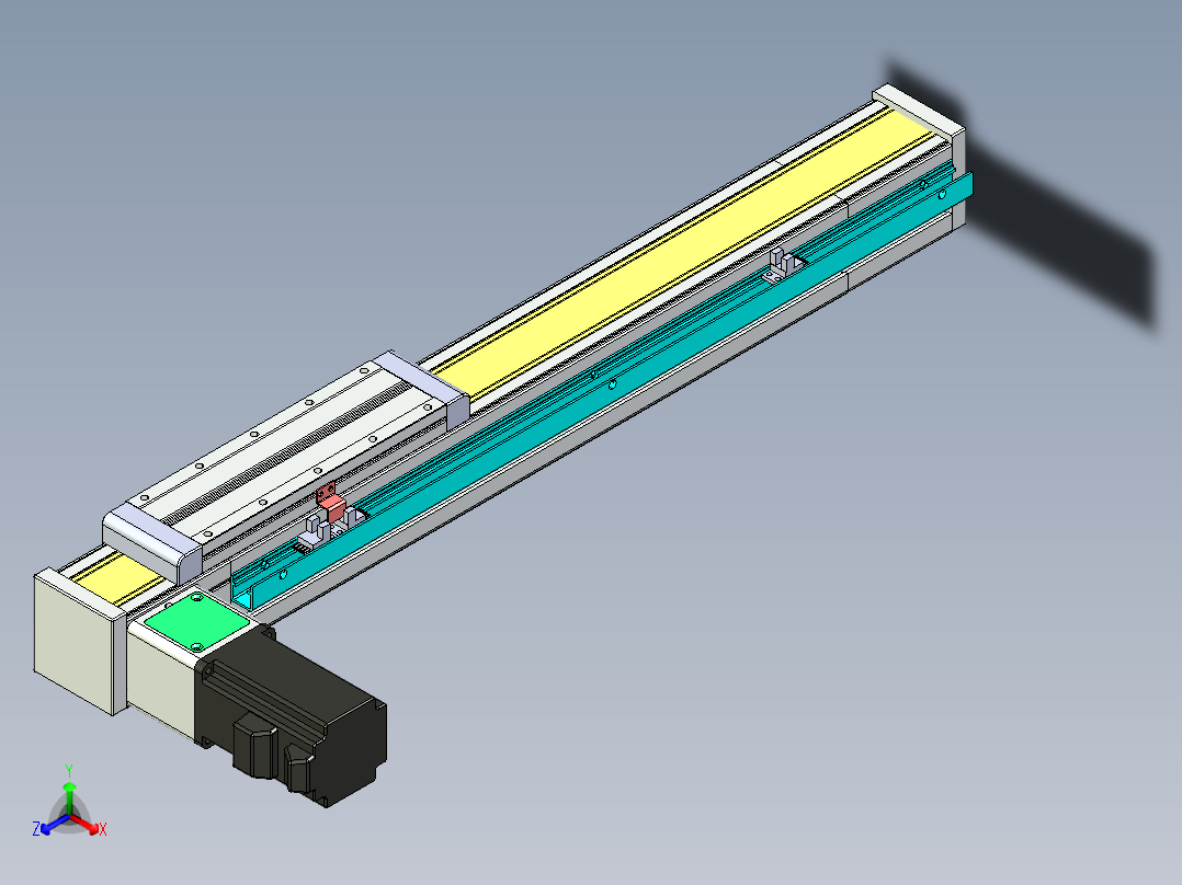 欧规系列-LB6-L130-C-S350-BL-P40-D3正等轴测图