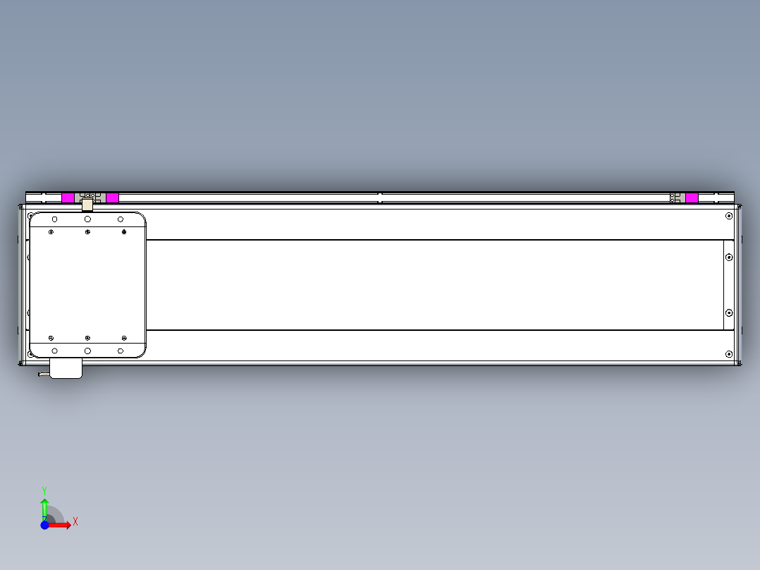 威洛博LC系列3d模型模组LC22H1Y-S800前视图