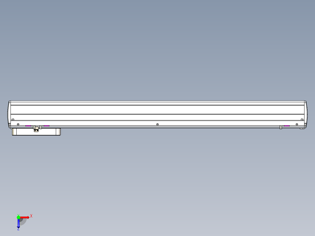 威洛博LC系列3d模型模组LC22H1Y-S800俯视图