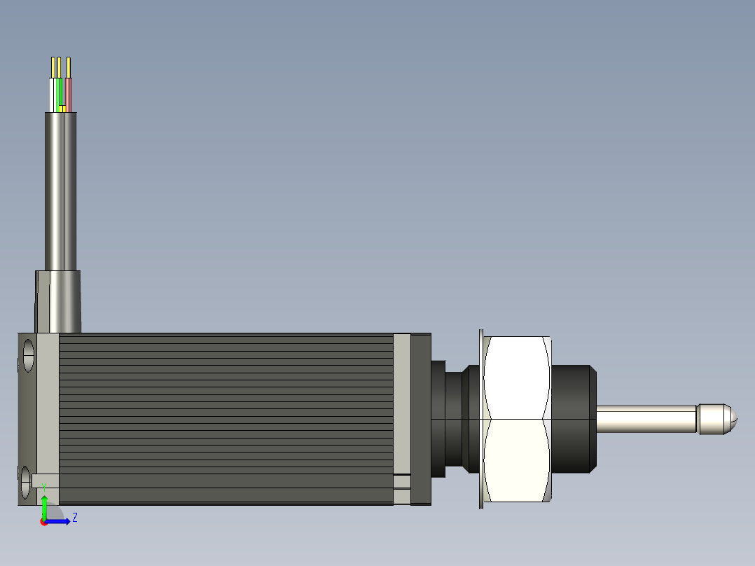 NOVOTECHNIK直线位移传感器FTI 系列 传感器左视图