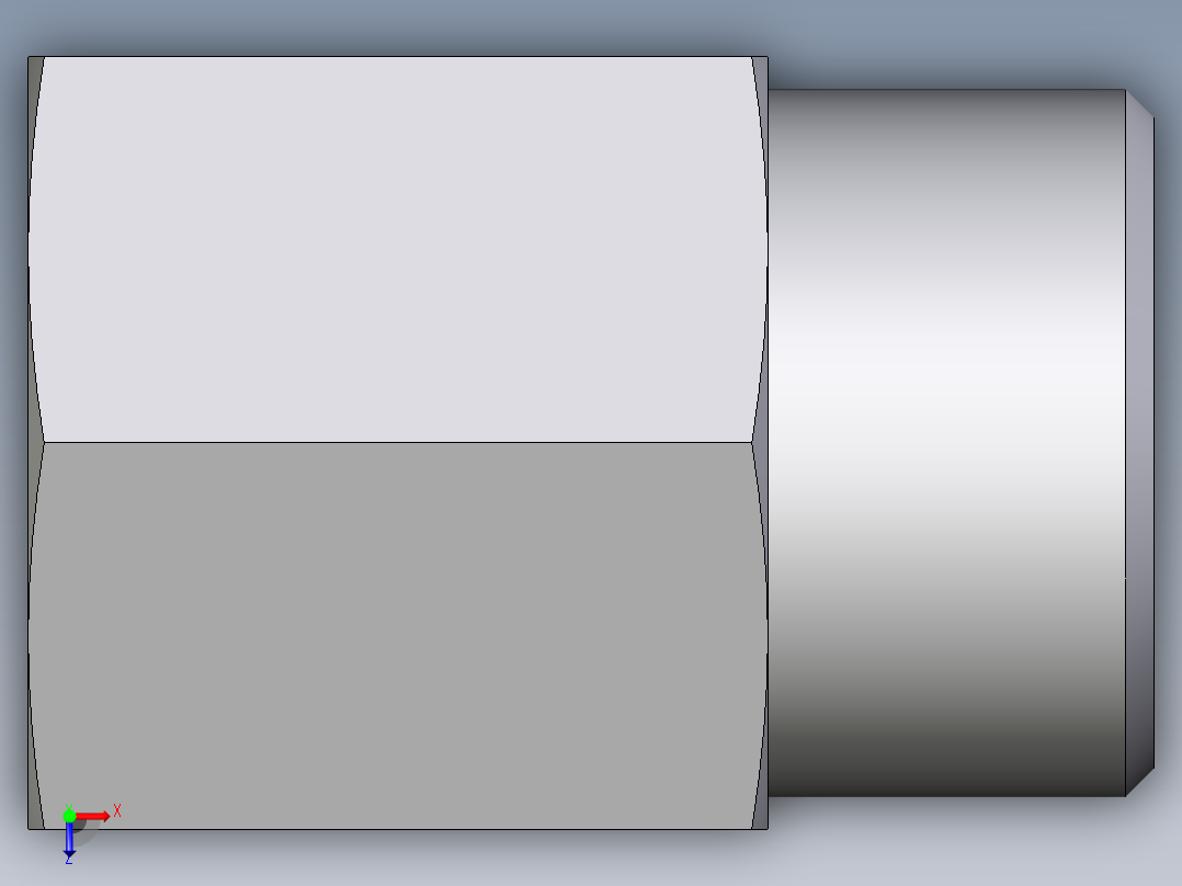 卡套式工业通用硬管接头EO_Swivel_connector_GAI15LM71X俯视图