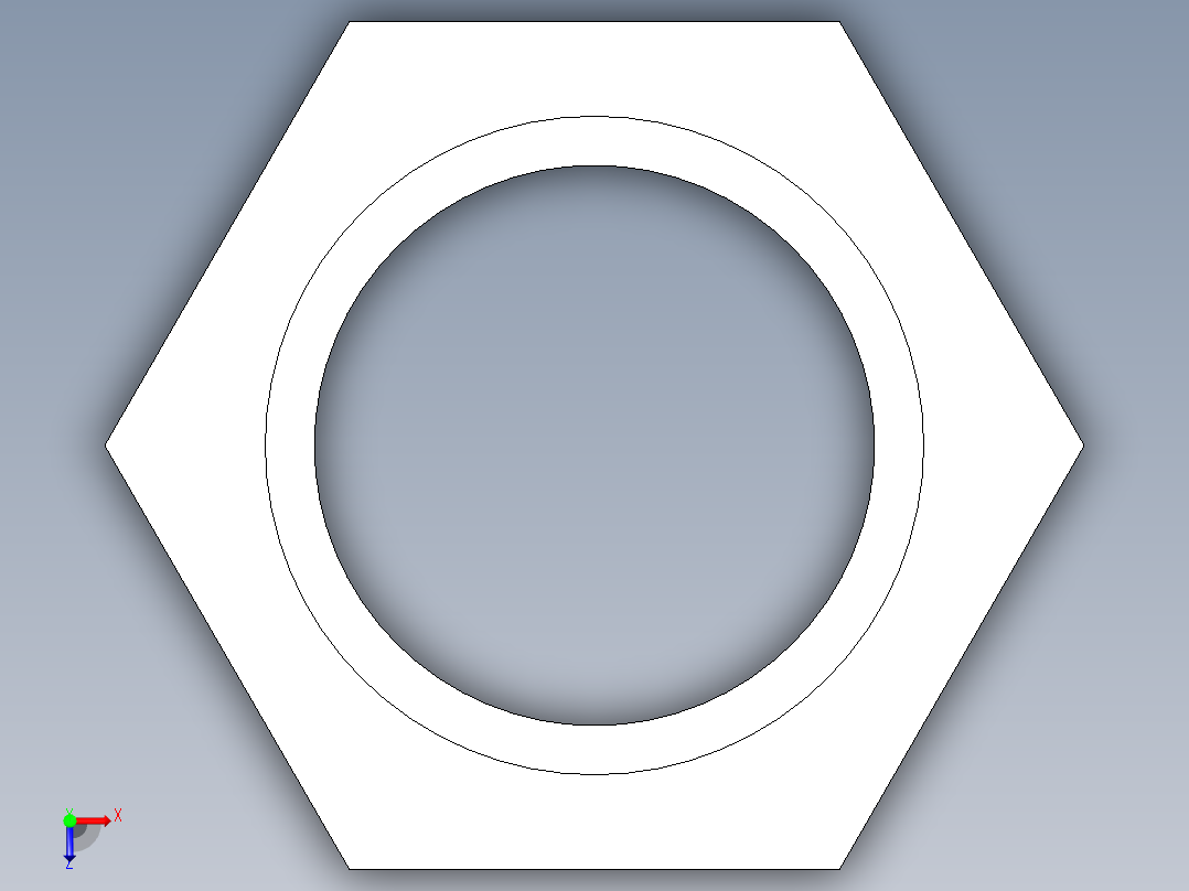 CPVC管件16-Sch80_ReducerBushing_SxSPIG_9837-292_2.5in x 2in俯视图